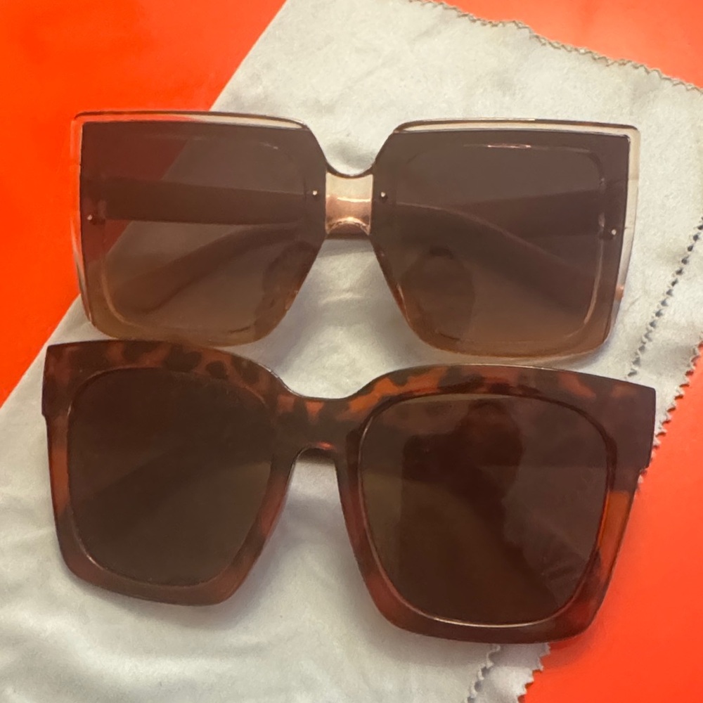 Chic Gradient Brown Sunglasses - image 6